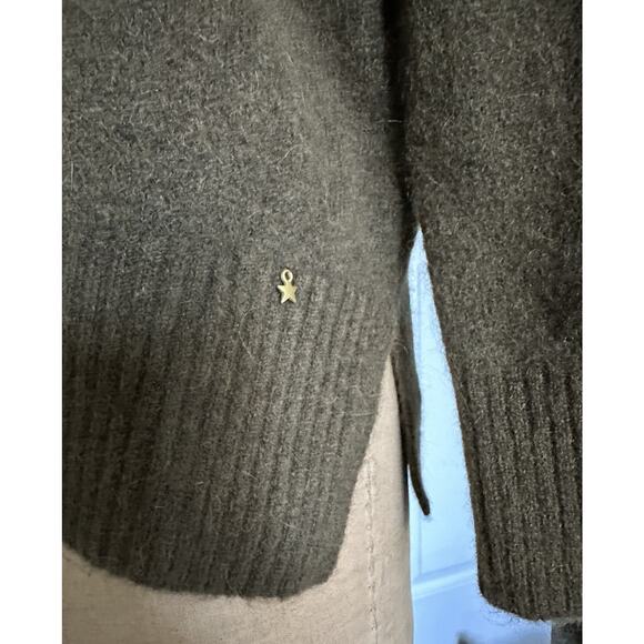 Des Petits Hauts Bastia Sweater Pullover Size 2, Olive Green Alpaca Wool New - Picture 10 of 16